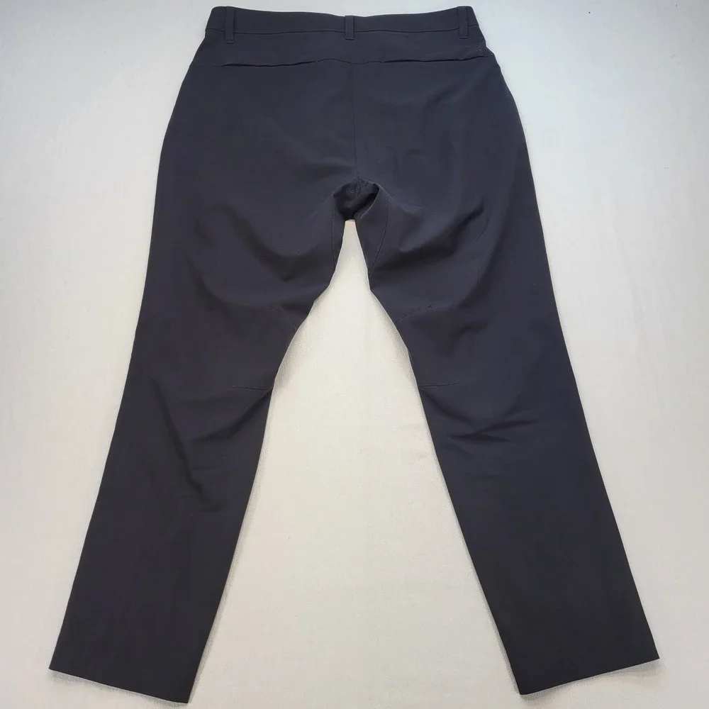 Fabletics Only Pant Mens 33x30 Black Athletic Tech Trousers PT2355650